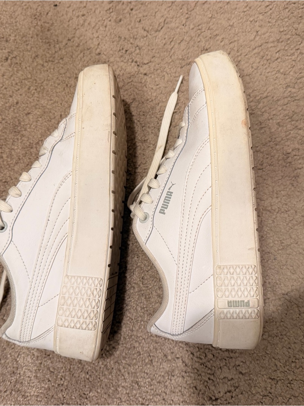 Puma women’s  White Platform Sneakers